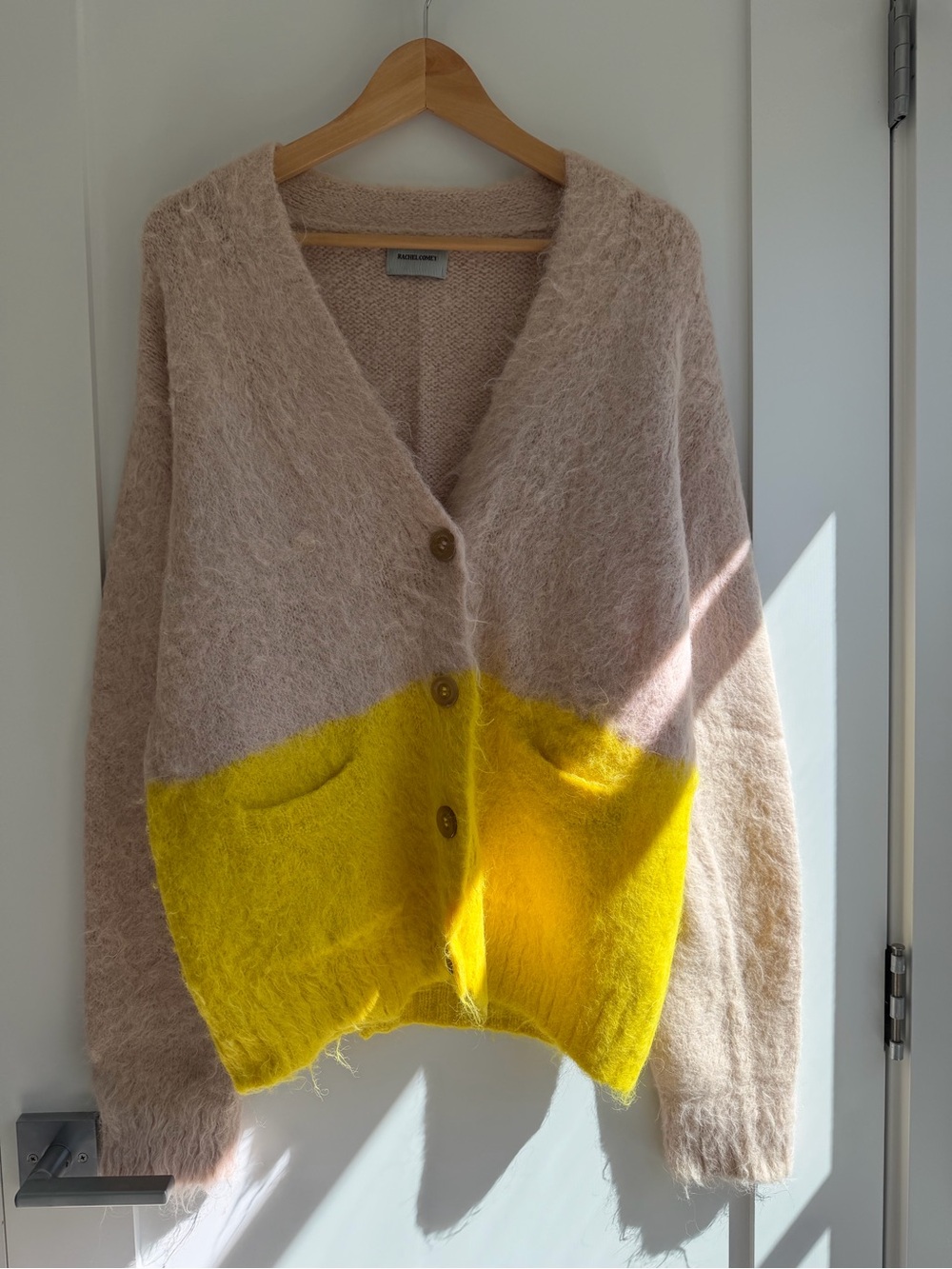 Rachel Comey Alpaca Color Block Cardigan